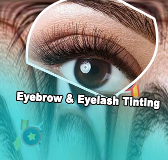 Eyebrow and eyelash tint near me