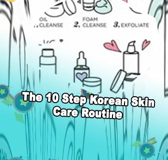 Korean body skin care routine